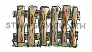 G-21 Sm. Wooden Fence